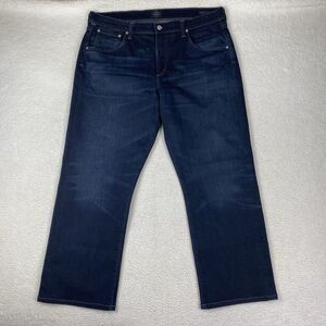 Citizens of Humanity Jeans Mens 38x28.5 Blue Dark Wash Perfect Casual Straight‎